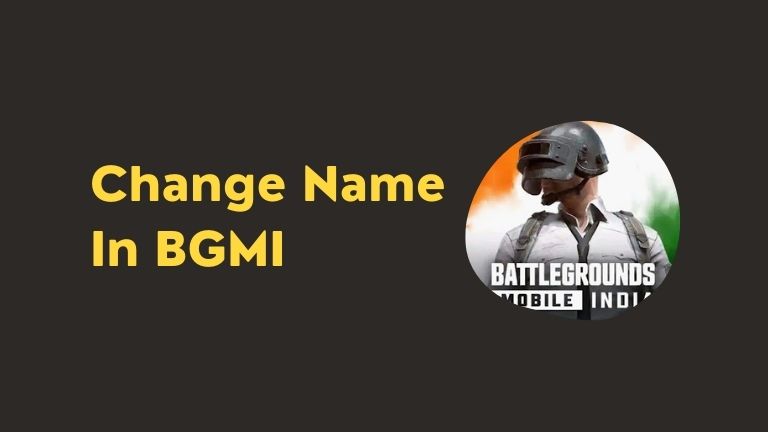 Change Name In BGMI