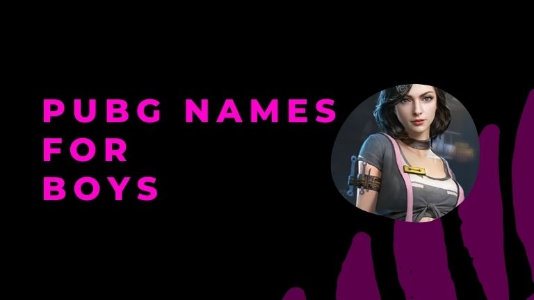 PUBG Names for Boys